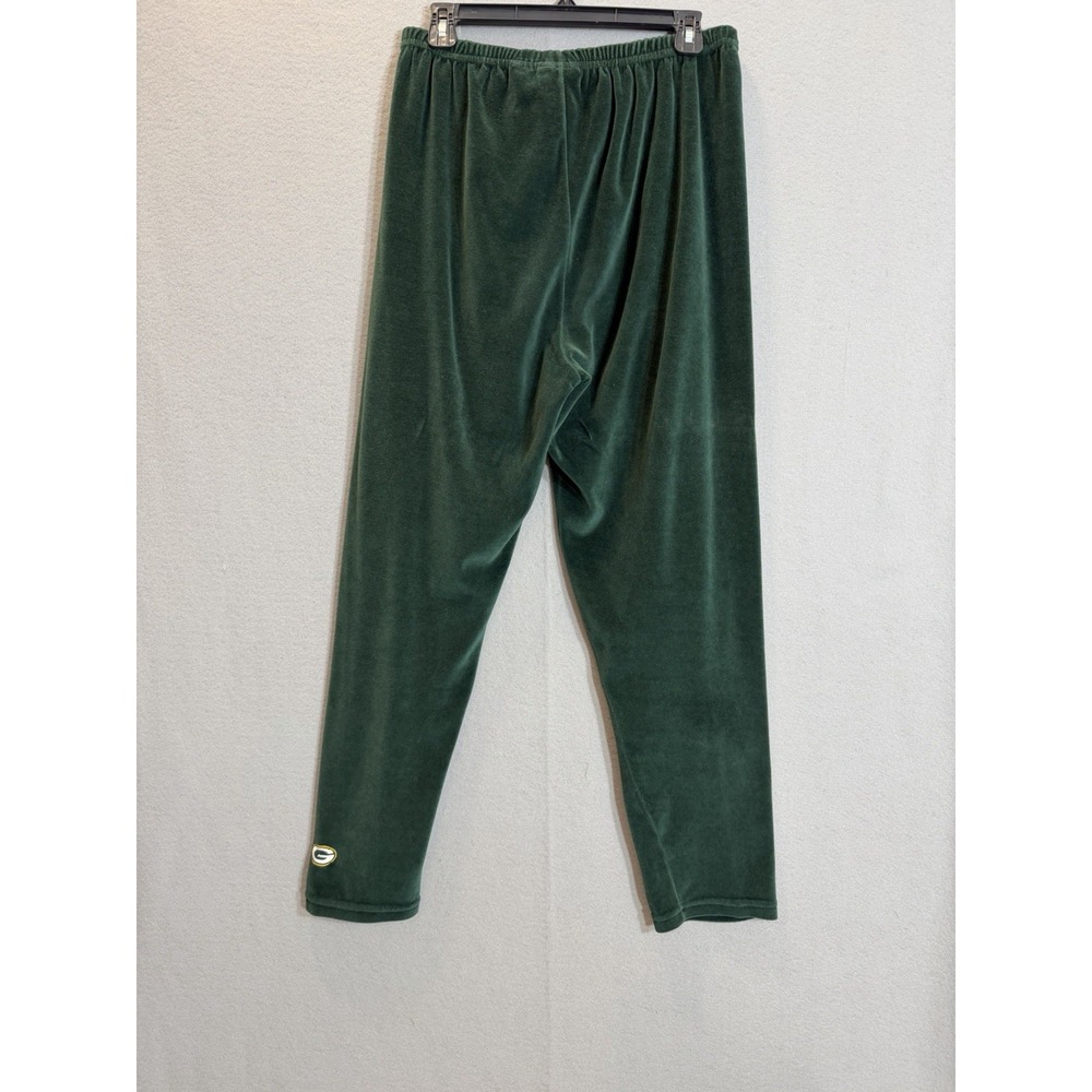 Vintage Game Day Clothing Velour Lounge Pants Mens XL Green Bay Packers Fanwear